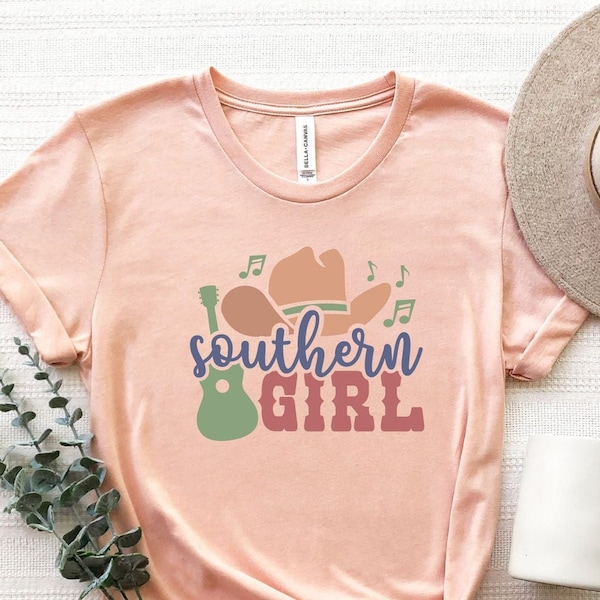 Southern Girl Shirt, Southern Girl T-Shirt, Women's Southern Shirt, Country Music T-Shirt, Country Girl Shirt, Cowgirl Shirt, Western Shirt