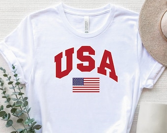 USA Flag Shirt, Fourth Of July Shirt, 4th Of July T-Shirt, Independence Day Shirt, Comfort Colors Usa Shirt, American Flag Shirt, Usa Tee
