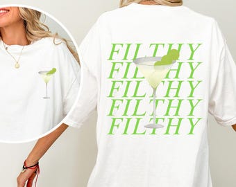 Camiseta Filthy Martini, Camiseta Dirty Martini Lover, Camiseta Martini Cocktail, Camiseta Tini Time Preppy, Camiseta Martini Summer Beach, Camiseta Filthy