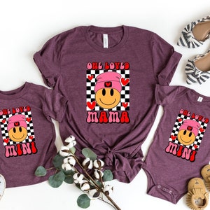 One Loved Mama Mimi Shirt, Mama And Me Matching Shirts, Valentines Day Mama Mini T-Shirt, One Loved Mama Tee, Mom And Me Shirt, Mom Gifts