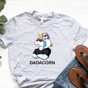Dadacorn Shirt, Unicorn Dad Shirt, Unicorn Daddy T-Shirt, Funny Dad Shirt Gift, Gift For Dad, Fathers Day Shirt, Father&#39;s Day Gift, Dad Tee