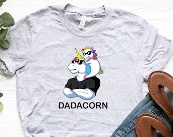 Dadacorn Shirt, Einhorn Dad Shirt, Einhorn Daddy T-Shirt, Lustiges Papa Shirt Geschenk, Geschenk für Papa, Vatertagsshirt, Vatertagsgeschenk, Papa T-Shirt