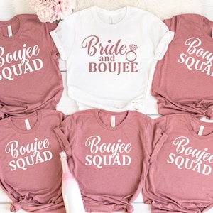 Bach and Boujee Shirt, Bachelorette Party Shirt, Boujee Squad Shirt, Bride Party Shirt, Bach That Ass Up Shirt, Bride T-Shirt, Bridal Party