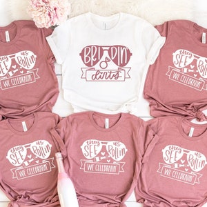 Bridin Dirty They See Us Rollin Celebrating Shirt, Funny Bachelorette Shirts, Bachelorette Party T-Shirt, Bridal Party Tee, Wedding Shirt