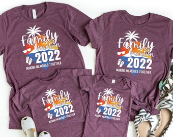 Making Memories Together Shirt, Family Vacation 2022 T-Shirt, Family Vacation Shirts, Travel Shirt, Road Trip Shirt, Summer Trip Shirt