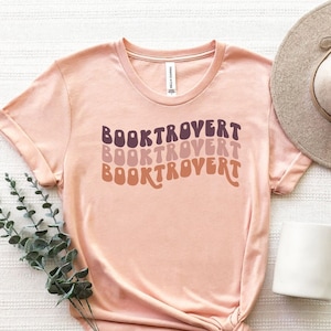 Booktrovert Shirt, Bookish Shirt, Bookworm Shirt, Book Lover T-Shirt, Librarian Shirt, Book Nerd Tee, Reading Book Shirt, Book Lover Gift