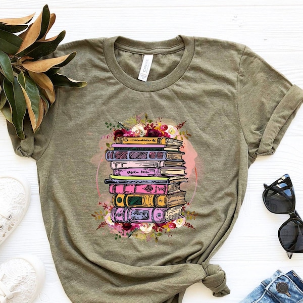 Cute Book Shirt, Book T-Shirt, Books Shirt, Funny Book Shirt, Librarian Shirt, Teacher Books T-Shirt, Retro Book Shirt, Blogger Reader Shirt