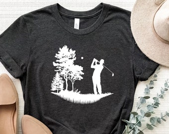Playing Golf T-Shirt, Golf Playing Dad Shirt, Masters Tournament Golf Shirt, Masters Golf T-Shirt, Golf Gifts For Men, Golf Lover Gift Shirt