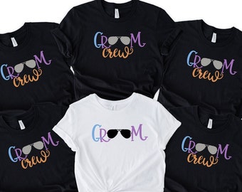 Groom Crew Shirt, Bachelor Party Shirts, Groomsmen T-Shirt, Wedding Party Shirt, Groom Squad Shirt, Bachelor Groom Crew Shirts, Groom Gift