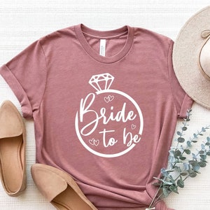 Camisa de la novia para ser anillo, camisa de la novia para ser, camisa de novia linda, camiseta de la novia, regalo para la novia, camisa de despedida de soltera, camiseta de la fiesta de bodas