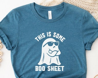 This Is Some Boo Sheet Shirt, Some Boo Sheet T-Shirt, Funny Halloween Shirt, Halloween Ghost Tee, Spooky Season Tee, Cute Spooky Ghost Shirt
