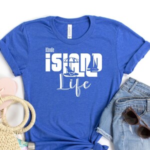 Rhode Island Life Shirt, Rhode Island State T-Shirt, Island Lover Gifts, Summer Island Tee, Summer Beach Shirt, Vacation Shirt, Ocean Shirt