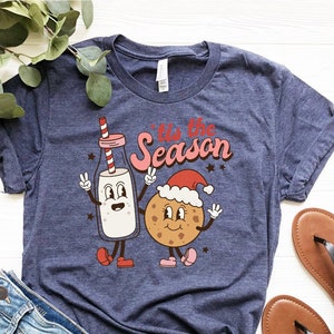 Tis The Season Christmas Shirt, Christmas Season T-Shirt, Cute Christmas Cookie Shirt, Holiday Shirt, Christmas Shirt Women, Holiday Gifts