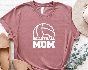 Camisa de mamá de voleibol, camiseta de voleibol, regalo de amante del voleibol, camiseta de mamá, regalo para deportes mamá, linda camisa de voleibol, camisa del día del juego