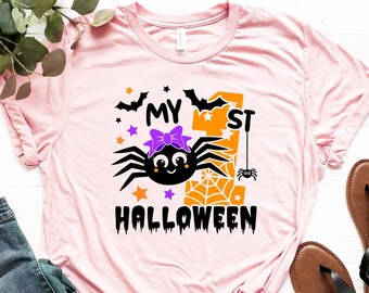 My First Halloween Shirt, My 1st Halloween Baby Onesie, Halloween T-Shirt, Kids Halloween Shirt, Boy Halloween Tee, Spooky Baby Shirt
