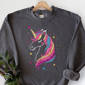 Unicorn Sweatshirt Etsy