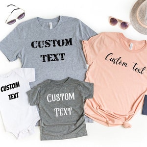 Custom Family Shirts, Family Reunion Shirt, Custom Shirt Gift, Sibling Shirts, Custom Toddler Shirt, Personalized Family Squat, Matching Tee