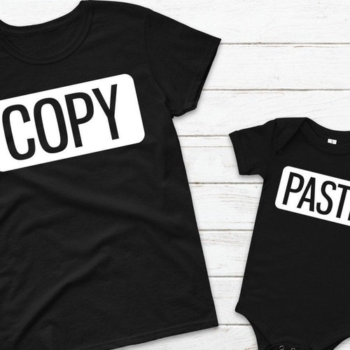Copy Paste Shirts Copy Paste Matching Shirt Father and Son | Etsy