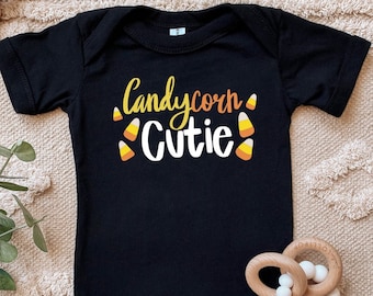Candy Corn Cutie Shirt, Baby Halloween Bodysuit, Halloween Kids Tee, Candy Corn Tee, Candy Corn T-Shirt, Herfst Shirt, Peuter Fall Shirt