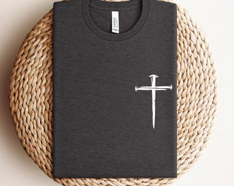 Cross Shirt, Faith Cross Shirt, Christian Gift, Faith Gift, Christian Shirts, Gift For Him, Gift For Dad, Faith Cross Tee, Fathers Day Shirt