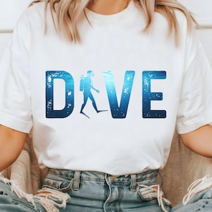 Dive Shirt, Scuba Diving T-Shirt, Scuba Diving Gift, Scuba Diver Gift, Scuba Diver Shirt, Deep Sea Diver Shirt, Dive Instructor Shirt