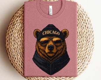 Vintage Chicago Football Shirt, Trendy Fan Gifts, Game Day Outfit, Vintage Sports Shirt, Chicago Bears Fan Shirt, Chicago Bear T-Shirt