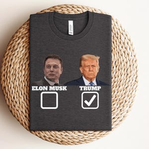 Trump Vs Elon Musk Shirt, Trump vs Elon T-Shirt,  Political Graphic Tee, Support Trump Shirt, Anti Elon Shirt, Elon Musk Political Shirts