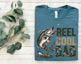 Shirt vissen vader, shirt cool vader shirt, comfortshirt, grappig shirt vader, shirt vader, cadeau voor vader, vaderdagcadeau, T-shirt coole vader visser