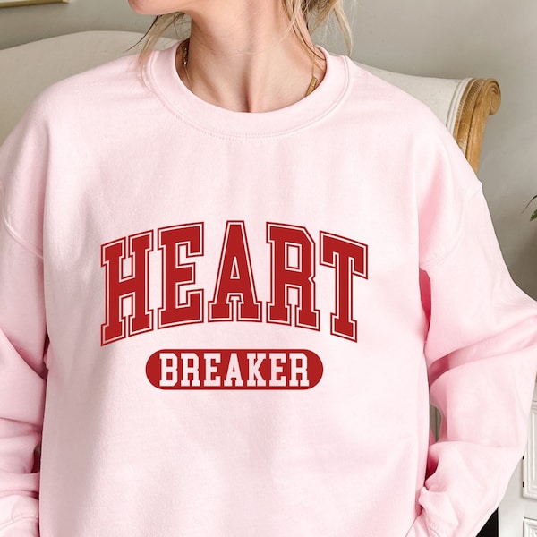 Sudadera rompecorazones, suéter rompecorazones, suéter del día de San Valentín, sudadera con capucha de San Valentín, camisa del día de San Valentín para mujeres, San Valentín retro