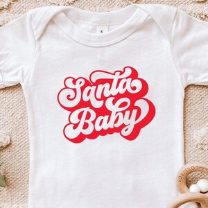 Santa Baby Christmas Shirt, Santa Baby Bodysuit, Cute Santa Baby Gift Shirt, Baby Christmas Bodysuit, Santa Baby Shirt, Baby Tee