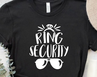 Ring Security Shirt, Custom Ring Security Shirt, Ring Security, Ring Security Boys Shirt, Bridal Party Shirt, Ring Bearer Shirt