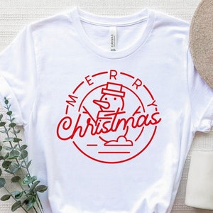 Merry Christmas Shirt, Funny Merry Christmas T-Shirt, Snowman Merry Christmas Shirt, Christmas Shirt, Merry Shirt, Christmas Snowman Tee