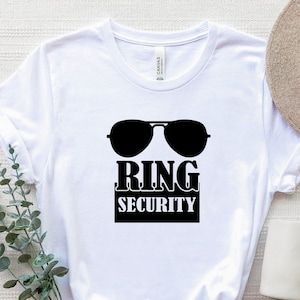 Ring Security Shirt, Ring Bearer T-Shirt Gift, Ring Security Boys Shirt, Bridal Party Security Shirt, Boys Wedding T-Shirt, Flower Girl Tee