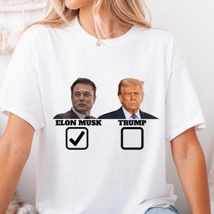 Trump Vs Elon Musk Shirt, Trump vs Elon T-Shirt,  Political Graphic Tee, Support Elon Shirt, Anti Trump Shirt, Elon Musk Political Shirts