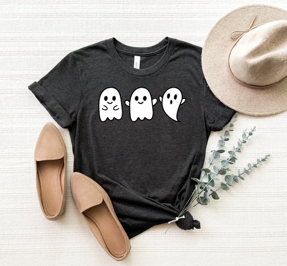 Cute Baby Ghosts Graphic Shirt, Funny Ghosts T-Shirt, Cute Halloween Shirt, Spooky Season Shirt, Ghouls Tee, Spooky Ghost T-Shirt, Fall Tee