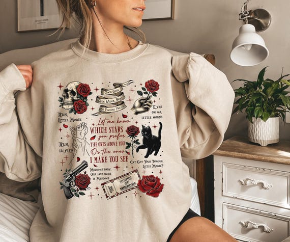 Run Little Mouse Sweatshirt, Haunting Adeline Shirt, Dark Romance Book Hoodie, Spicy Book Shirt, Smut Reader Gift Shirt, Cat And Mouse Book