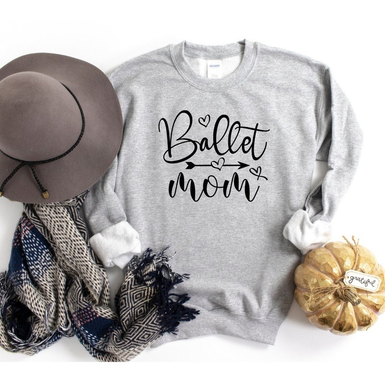 Felpa Ballet Mom, Felpa Baller Mama, Felpa Mamma Ballerina Felpa con Cappuccio, Maglione Madre Balletto, Camicia Balletto, Camicia Mamma Ballerina, Regalo Mamma Balletto
