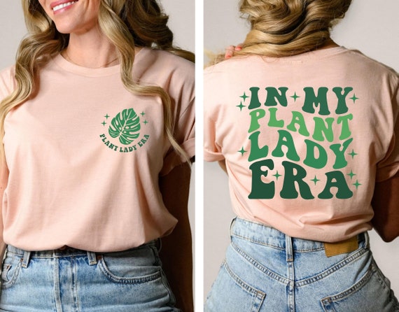 In My Plant Lady Era Shirt, Plant Mom T-Shirt, Plant Mama Gift, Gardening Mom Shirt, Crazy Plant Lady Tee, Botanical Shirt, Plant Lady Tee