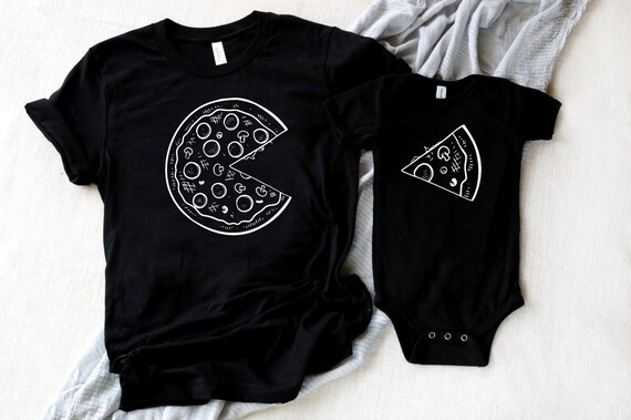 Pizza and Pizza Slice Matching Family Shirts, Baby Bodysuit Dad T-shirt  Set, Dad and Son Daughter Shirts, Parents and Kids Shirt Set - Etsy