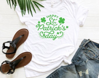 Happy St. Patricks Day Shirt, St. Patrick's Day T-Shirt, Happy St Patrick's Day Shirt, St. Patricks Day Shirt, Shamrock Shirt