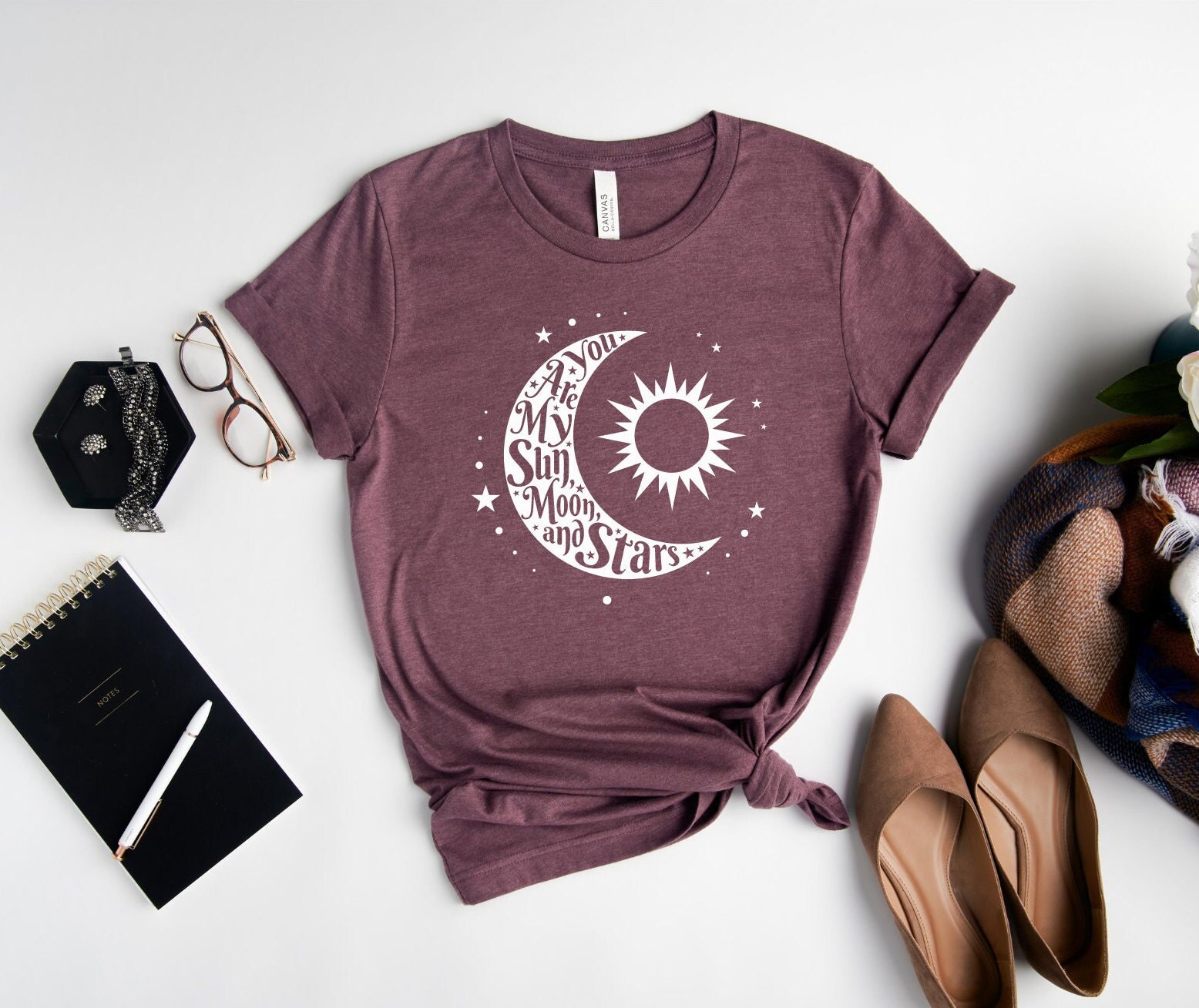 You Are My Sun Moon and Stars Shirt, Sun and Moon T-shirt