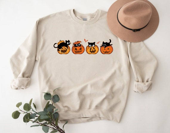 Sudadera Unisex Niño Sudadera Halloween Calabaza - Manga Larga