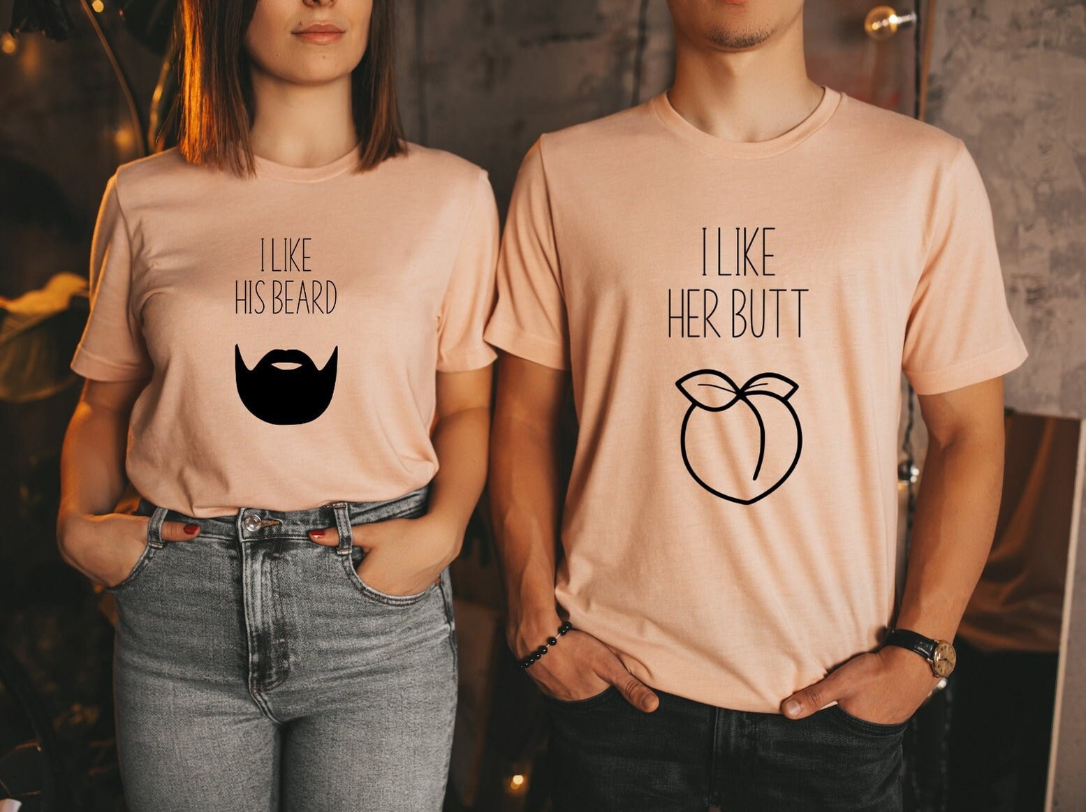 I Like His Beard I Like Her Butt Tshirt I Like His Beard I Like Her Butt Tshirt