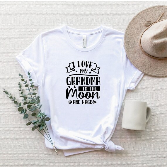 I Love My Grandma T-Shirt Mother's Day Tee I Love My Grandma T-Shirt Mother's Day Tee