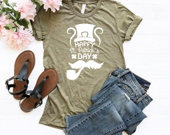 Happy St Patricks Day Shirt, Shamrock Shirt, Saint Patricks Day T-Shirt, Saint Patrick's Day Family Matching Shirt T-Shirt
