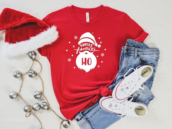 Santa's Favorite Ho Gifts Xmas Outfit Christmas Costume T-Shirt Santa's Favorite Ho Gifts Xmas Outfit Christmas Costume T-Shirt