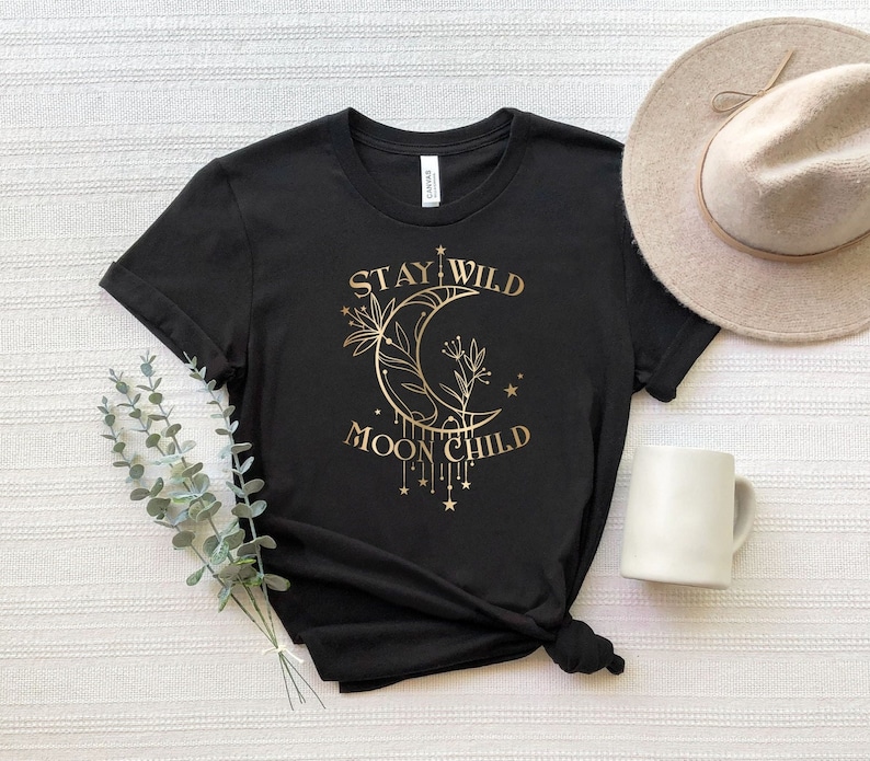 BUTTON BACK TOP WILD MOONCHILD