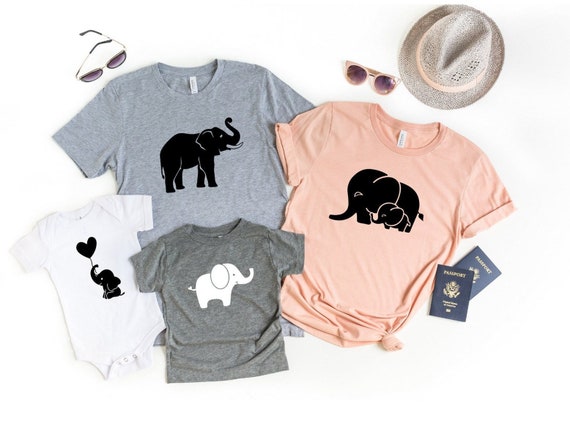 Elephants Shirt. Family Of Elephants T Shirt. Cute Elephant Elephants Shirt. Family Of Elephants T Shirt. Cute Elephant