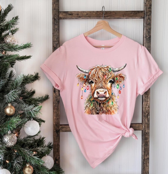 Merry Christmas Heifers Tee, Cow Christmas Shirt, Christmas