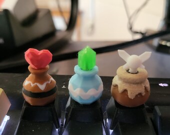 Magnetic Video Game Pot Keycaps